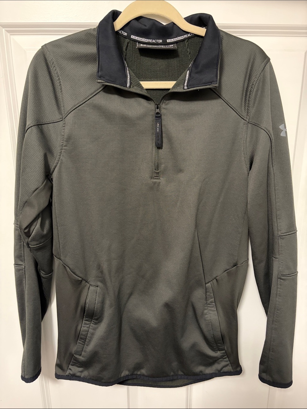 Under Armour Men’s Olive/Black Reactor Half-Zip Performance Jacket
